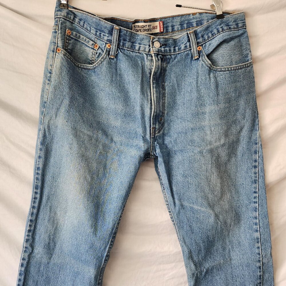 Levi's 505 Regular Fit Men's Jeans 38x30 – 100% Cotton - 🎉 Host Pick